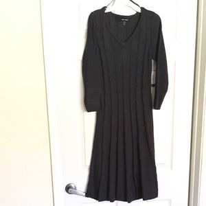 Nine West. Dress. Size S. Dark gray. Knitting